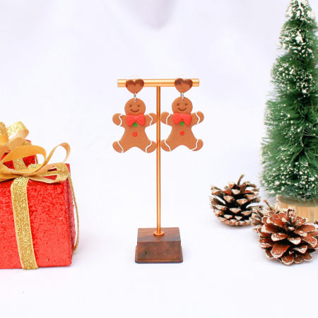 Cercei Gingerbread cu temă de Crăciun [3]