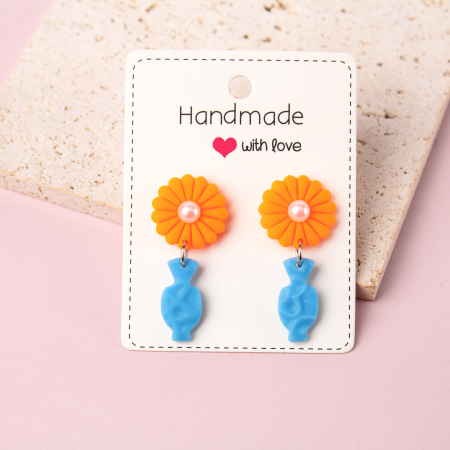 BIJUTERII - Cercei Glowing Vase multicolori