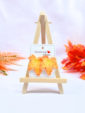 Autumn - Cercei frunză galben ruginie de toamnă