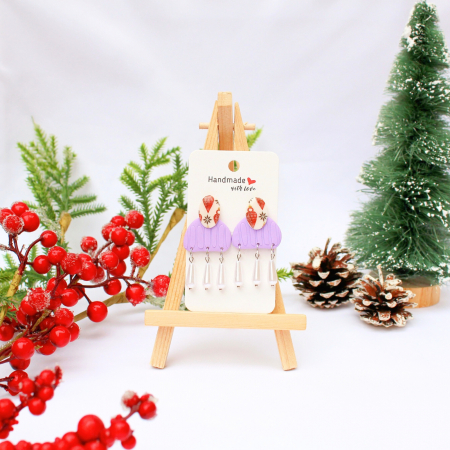Cercei Lungi - Cercei Jingle Jingle multicolori, design jucăuș