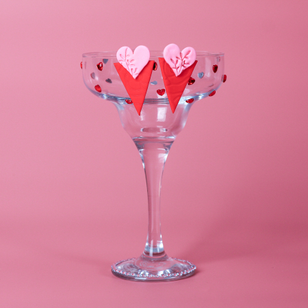 Passion for Red - Cercei Love's Ice Cream roșii statement