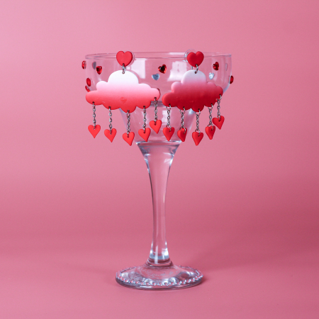 Passion for Red - Cercei Lovely Clouds roșii