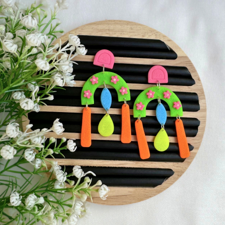 Neon Collection - Cercei Neon Fosforescenți în formă variată