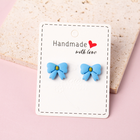 Tiny but Mighty - Cercei mini fundiță turcoaz, jucăuși și feminini