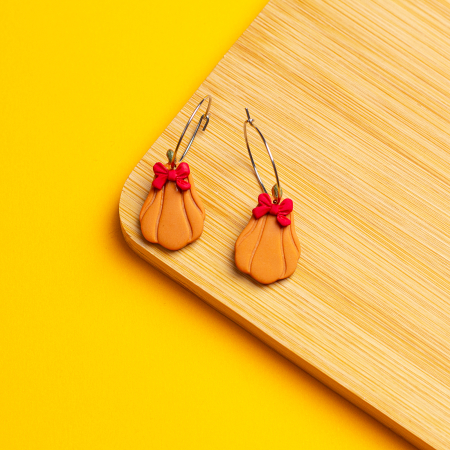 Autumn - Cercei - Pumpkin Charm