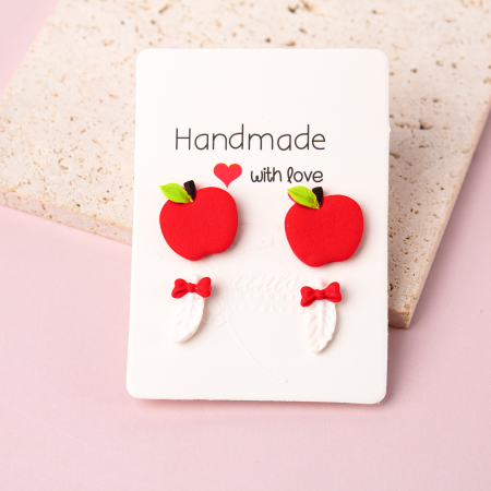 Back 2 School - Cercei School Set cu stilou și măr