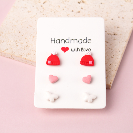 Tiny but Mighty - Cercei cu motive de iarnă și primăvară