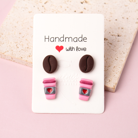 Valentine - Set Cercei Coffee Break multicolor
