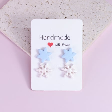 COLECTIE - Cercei - Set Fulgi de nea