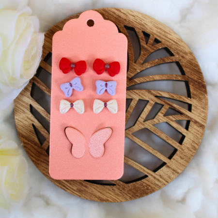 Cercei Studs - Set cercei fundite multicolore