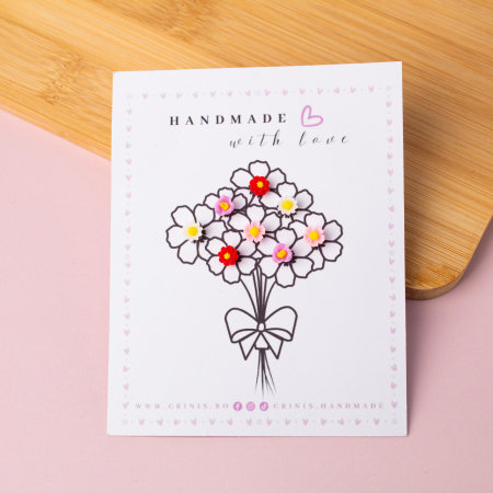 COLECTIE - Cercei cu flori primăvăratice multicolore