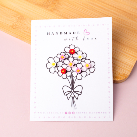 Tiny but Mighty - Cercei cu flori primăvăratice multicolore