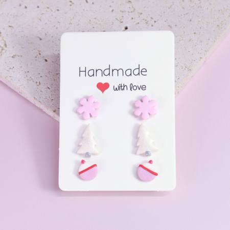 COLECTIE - Cercei - Set Snowflake Trinkets