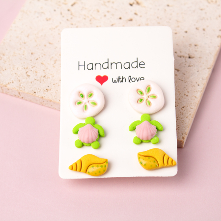 BIJUTERII - Cercei Summer Beach cu design tropical