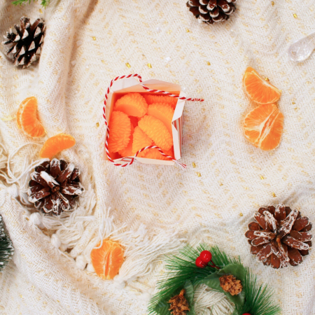 Wax Melts - Cutiuta Orange Slice cu wax melts parfumate