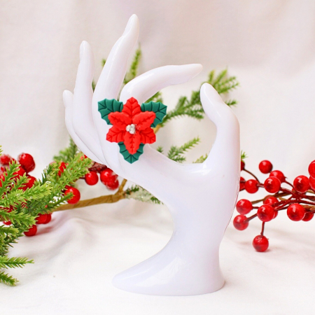 Christmas - Inel Buchet de Sarbatoare cu accente argintii