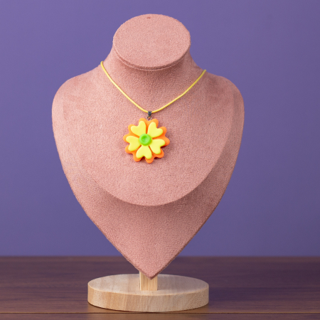 LANTISOARE - Lantisor Multicolor Electric Flower cu Stralucire UV