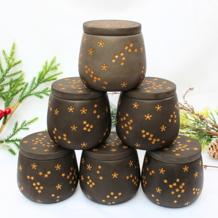 ... in recipiente turnate manual - Lumanare decorativa in recipient handmade