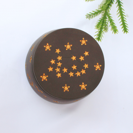 Lumanare decorativa in recipient handmade [6]