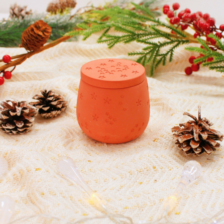Set de wax melts Orange Slice cu recipient cement [1]