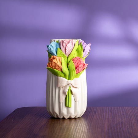 COLECTIE - Vaza cu Lalele - Acvarela