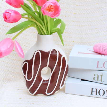 VAZE - Vaza Sugar Doughnut cu decor vesel