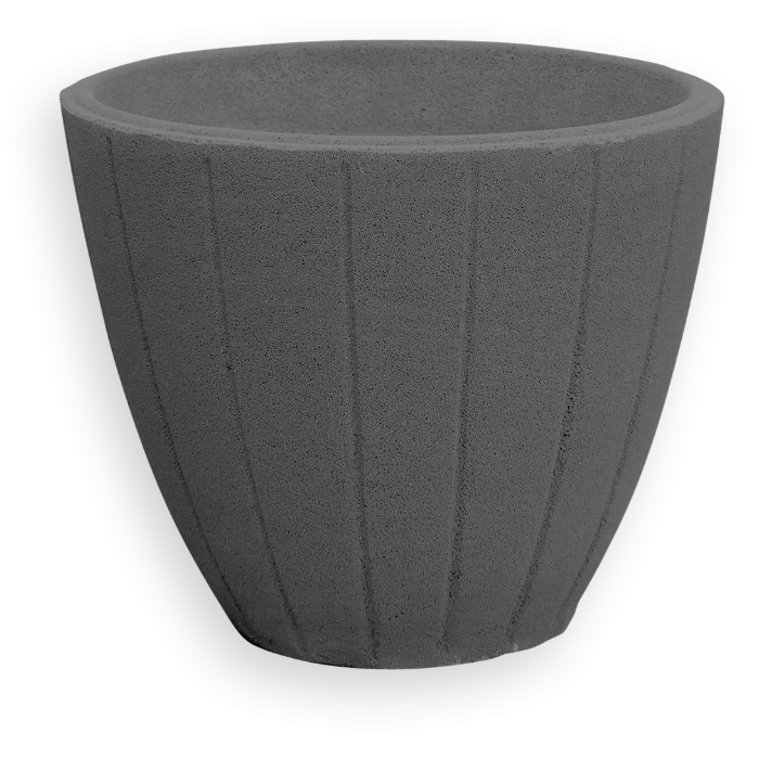 Ghiveci Diametru 60 cu Striatii Galben Negru Gri [3]