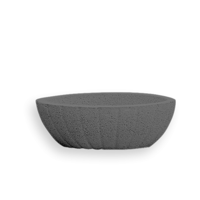 Ghiveci Oval Galben Gri Negru [3]