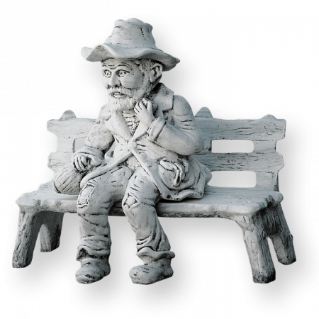 Mobilier Gradina si Decoratiuni - Batran pe Bancuta