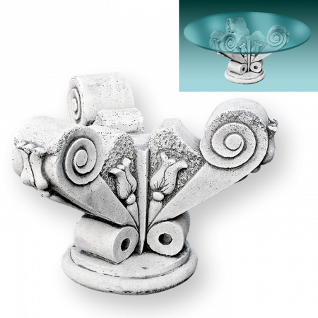 Mobilier Gradina si Decoratiuni - Decor Picior Masa (Fara Sticla)