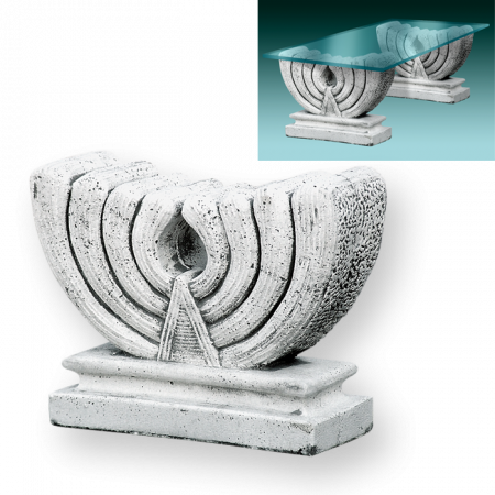 Mobilier Gradina si Decoratiuni - Decor Picior Masa (Fara Sticla) Model 2