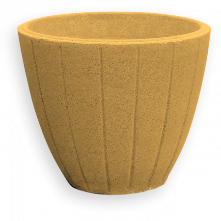 Ghiveci Diametru 60 cu Striatii Galben Negru Gri [1]