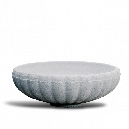 Vaza si Jardiniere Turnate - Ghiveci Flori Coupe Margarite B80 Galben Gri Negru