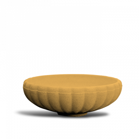 Ghiveci Flori Coupe Margarite D60 Galben Gri Negru [1]