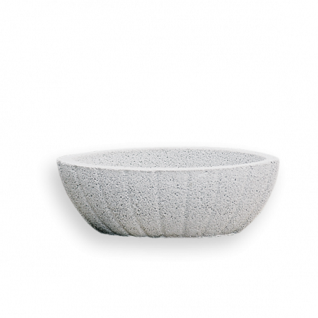 Vaza si Jardiniere Turnate - Ghiveci Oval Galben Gri Negru