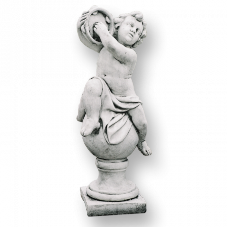 Statui Pitici Tematici - Pitic cu Tamburina Pe Glob