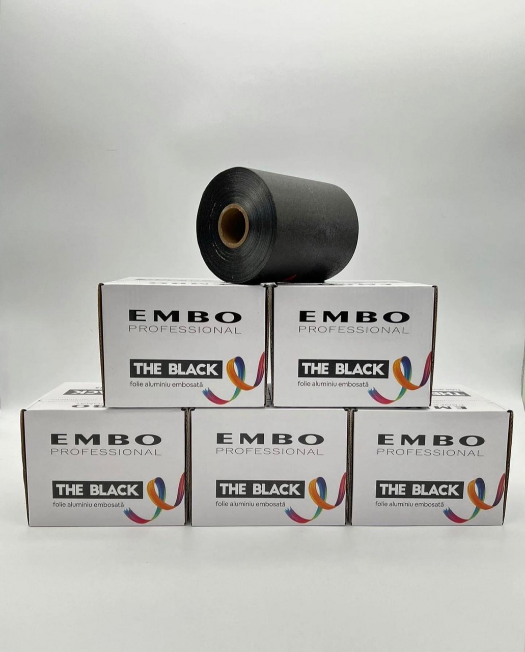 Folie de aluminiu embosata neagra [2]