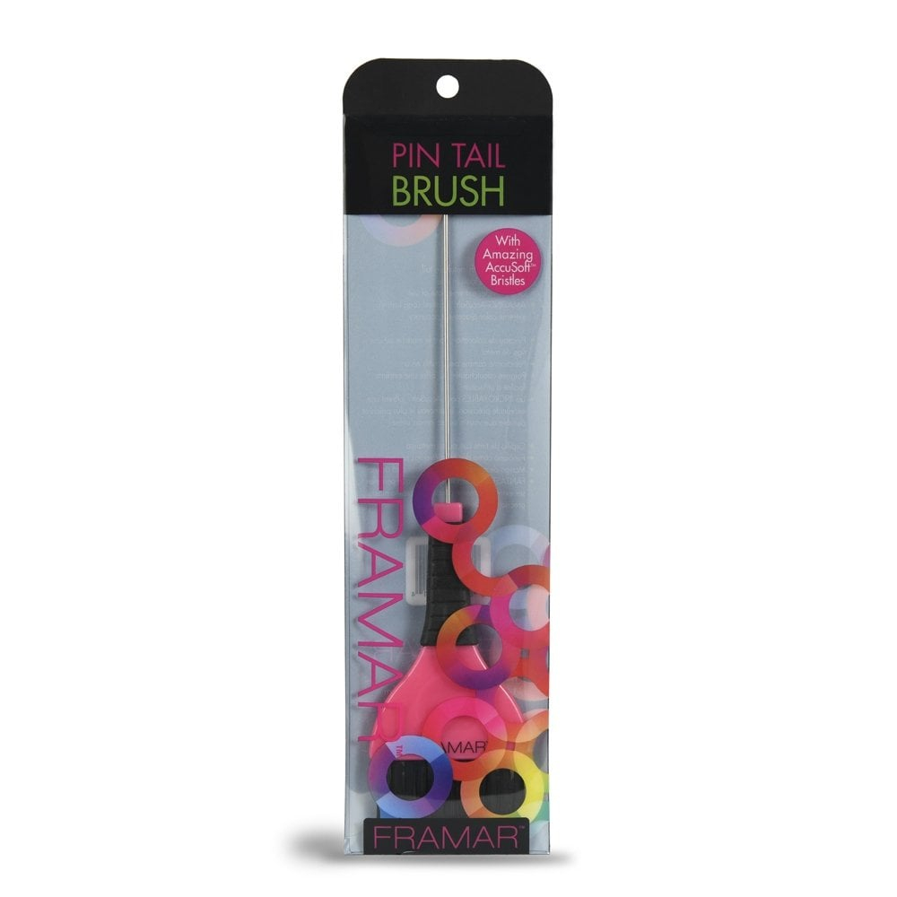 Pensula de vopsit cu coada de metal- Framar- Pin Tail Brush Pink [1]