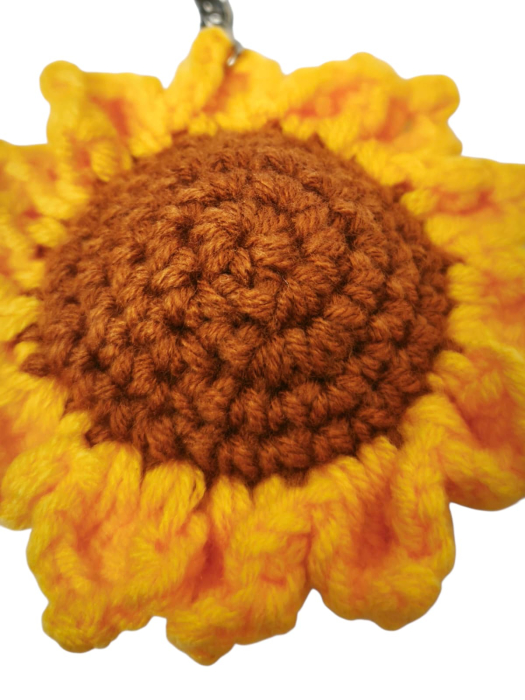 Breloc crosetat Floarea Soarelui [2]