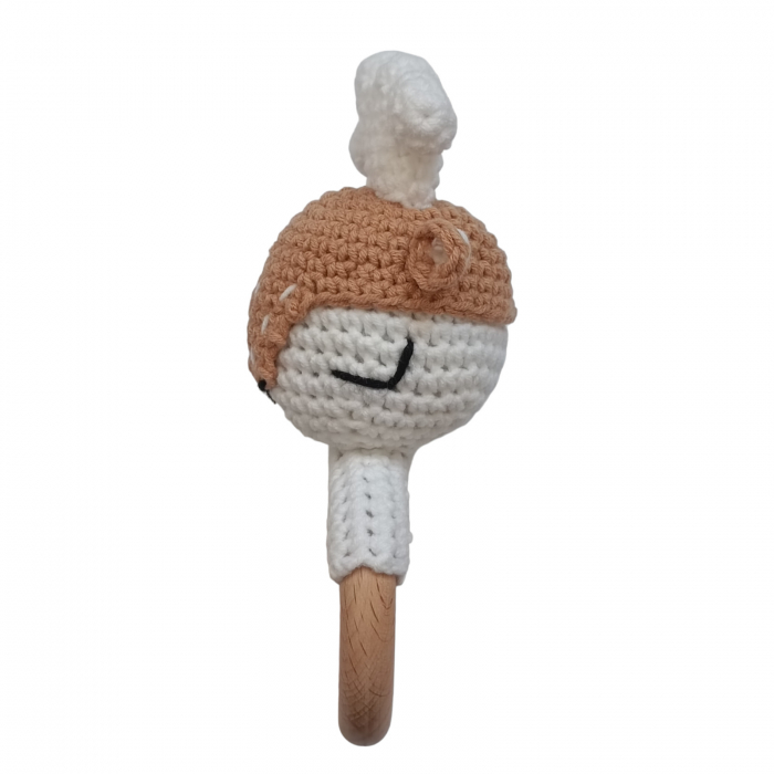 Jucarie dentitie crosetata Caprioara [3]