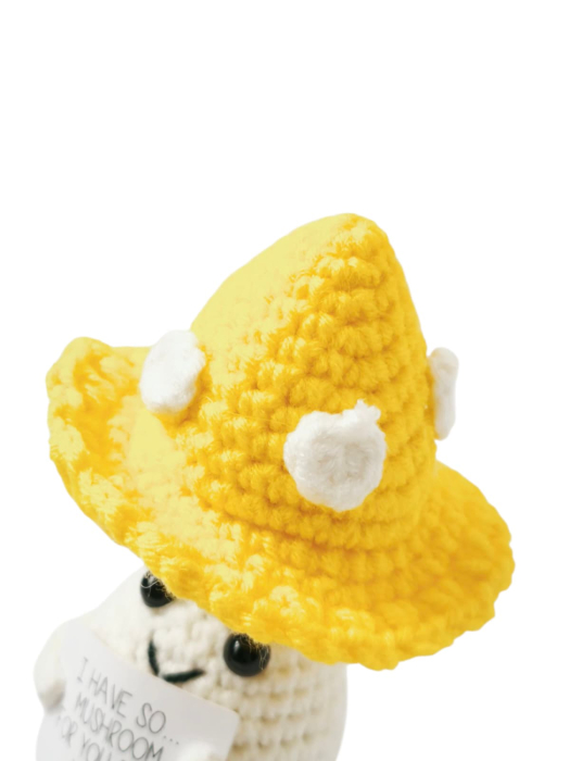 Figurina crosetata Ciuperca amuzanta, cu mesaj pozitiv [2]