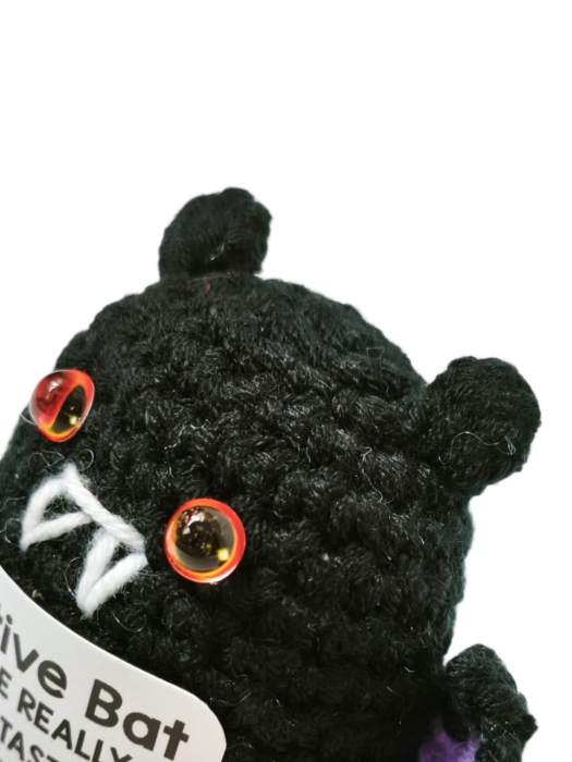 Figurina crosetata Liliac amuzant, cu mesaj pozitiv [2]