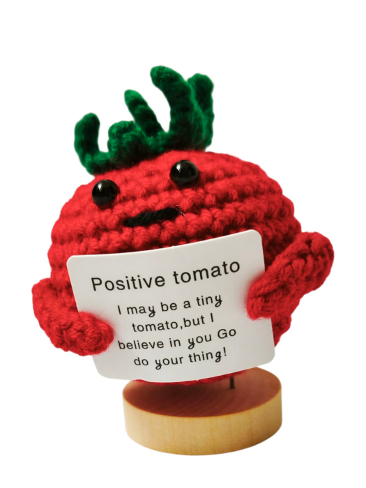 Figurina crosetata Rosie 2 amuzanta, cu mesaj pozitiv [1]