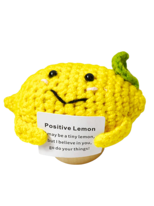 Figurina crosetata Lamaie amuzanta, cu mesaj pozitiv [1]