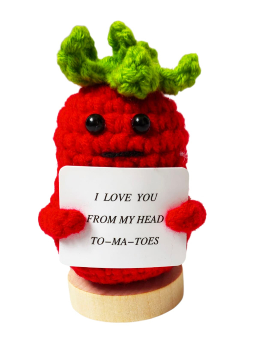 Figurina crosetata Rosie 1 amuzanta, cu mesaj pozitiv [1]