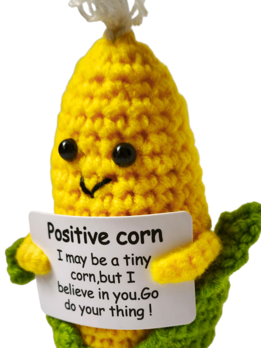 Figurina crosetata Porumb amuzant, cu mesaj pozitiv [2]