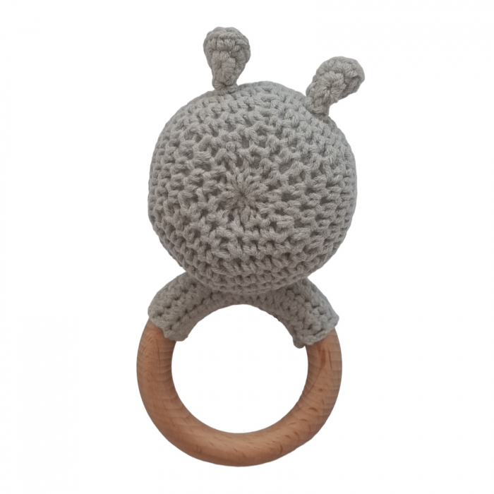 Jucarie dentitie crosetata Hipopotam [4]