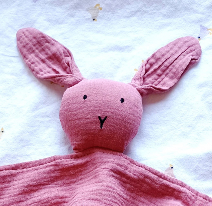 Set cadou Jucarie material textil Raton + muselina verde [2]