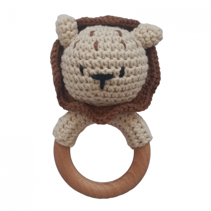 Jucarie dentitie crosetata Leu [1]