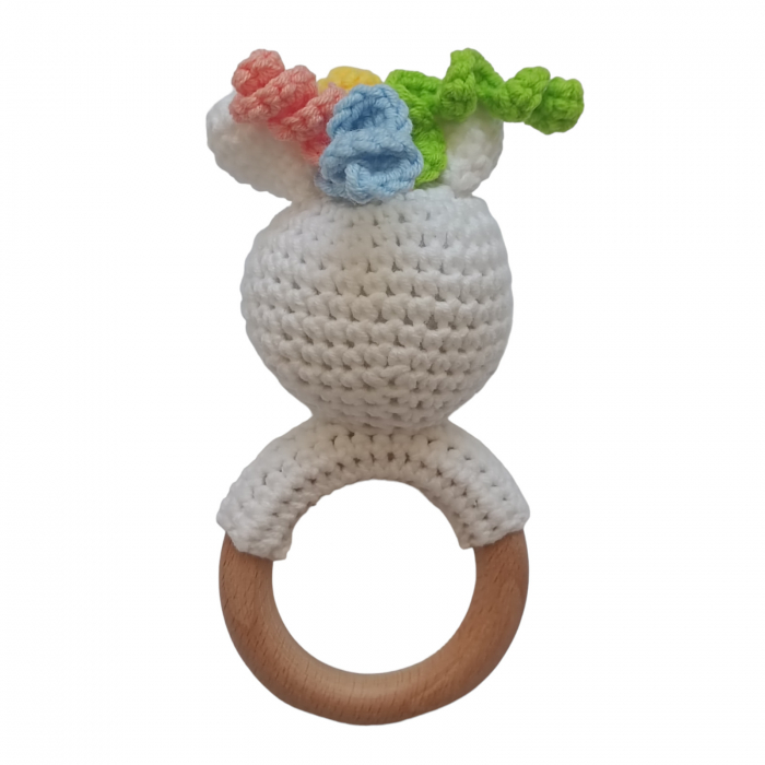 Jucarie dentitie crosetata Unicorn [4]